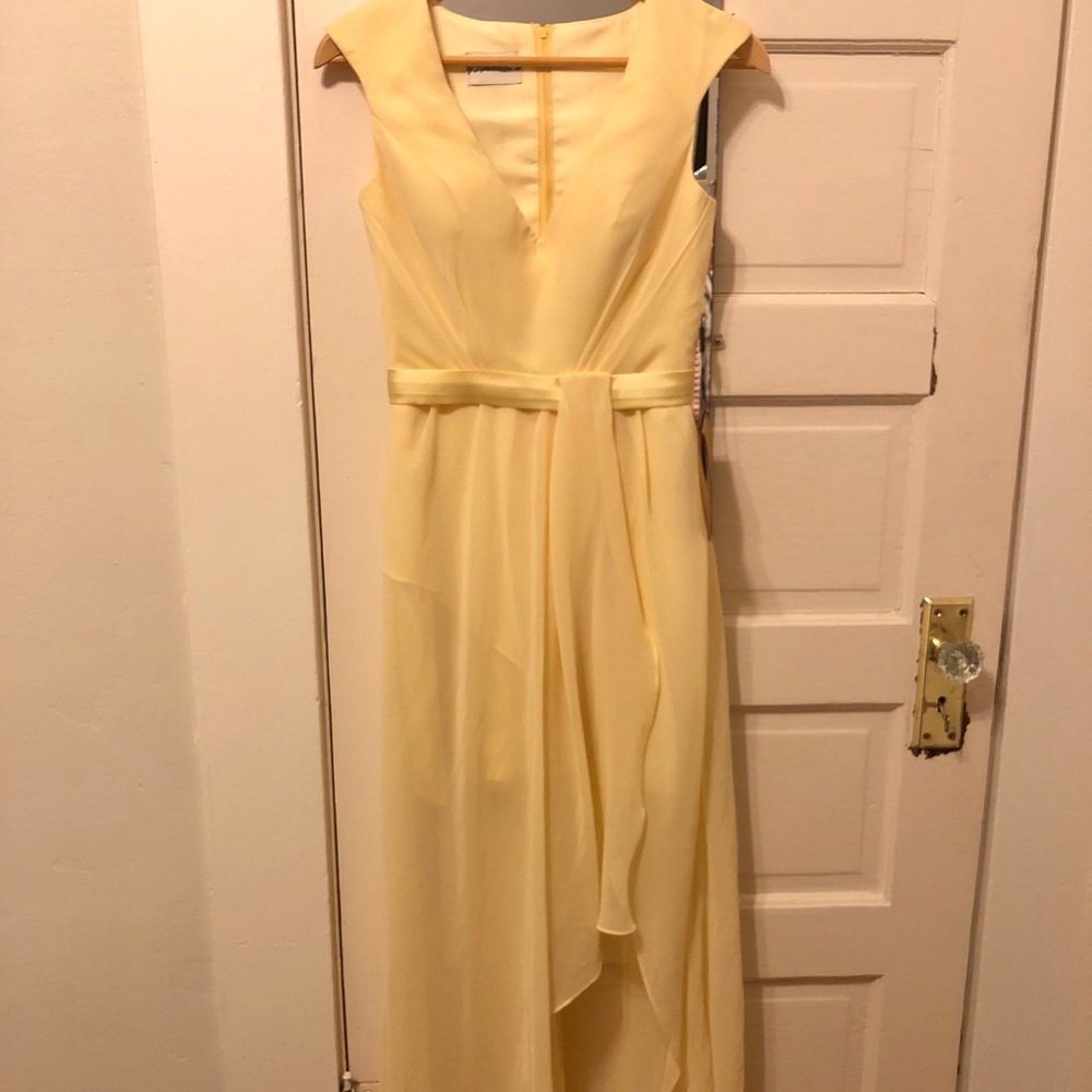 LightInTheBox Pale Yellow Evening Dress Size 2 NWT